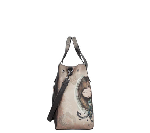 Poseta casual, dama, ANEKKE 41701-343, maro, piele ecologica