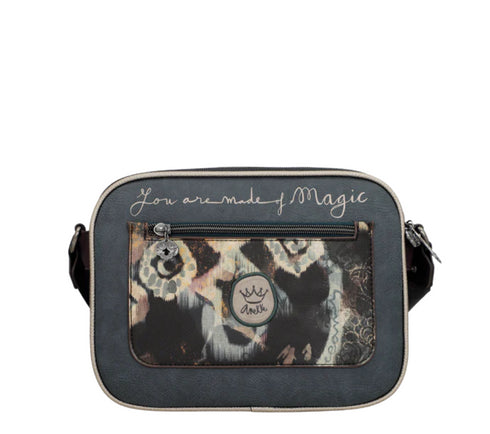 Poseta casual, dama, ANEKKE 41703-188, gri, piele ecologica