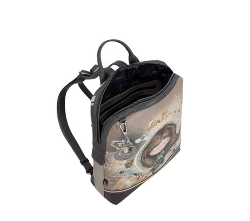 Rucsac sport, dama, ANEKKE 41705-295, maro, piele ecologica