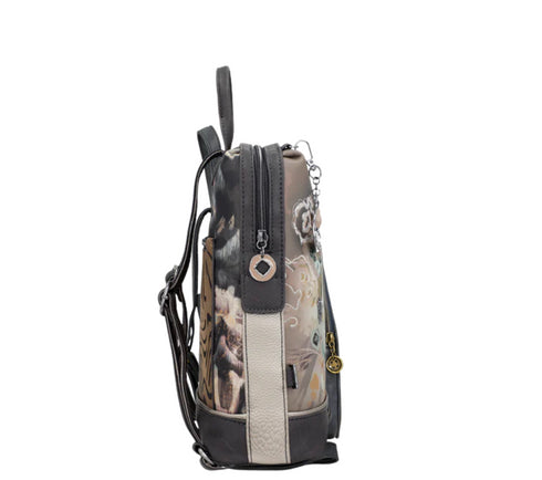 Rucsac sport, dama, ANEKKE 41705-295, maro, piele ecologica