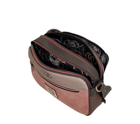 Poseta casual, dama, ANEKKE 41803-516, maro, piele ecologica