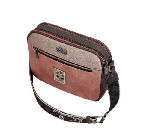 Poseta casual, dama, ANEKKE 41803-516, maro, piele ecologica