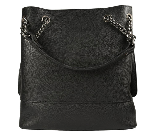 Poseta casual, dama, ADA SHOES, 21017, negru, piele naturala