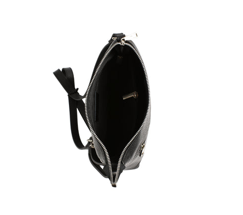 Poseta casual, dama, ADA SHOES, 0075, negru, piele naturala