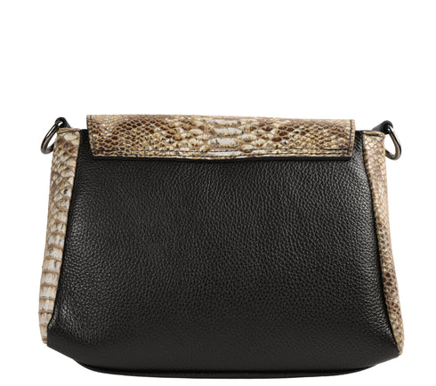 Poseta casual, dama, ADA SHOES, 19061, print, piele naturala