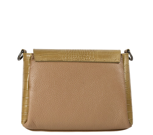 Poseta casual, dama, ADA SHOES, 19061, bej, piele naturala