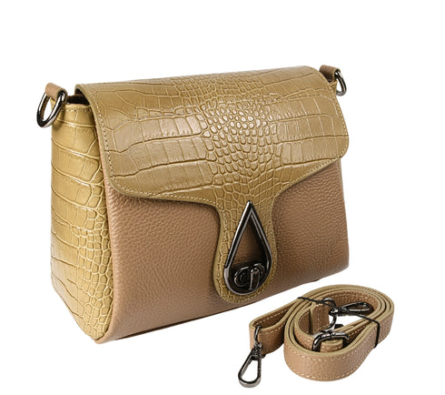 Poseta casual, dama, ADA SHOES, 19061, bej, piele naturala