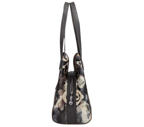 Poseta casual, dama, ANEKKE 41702-203, gri, piele ecologica