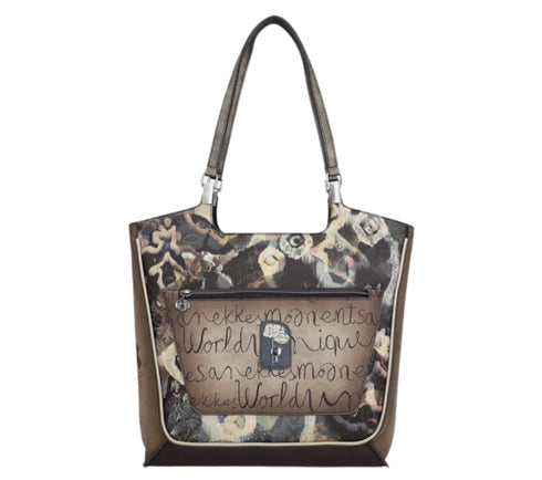 Poseta casual, dama, ANEKKE 41702-366, maro, piele ecologica