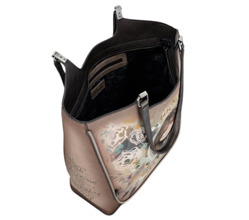 Poseta casual, dama, ANEKKE 41702-366, maro, piele ecologica