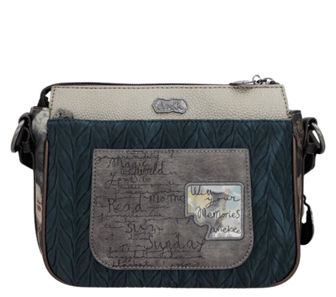 Poseta causal, dama, ANEKKE 41703-062, gri, piele ecologica