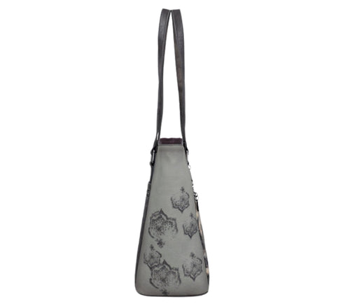 Poseta casual, dama, ANEKKE 41712-364, gri, piele ecologica