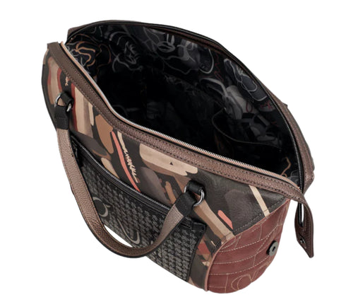 Poseta casual, dama, ANEKKE 41801-397, maro, piele ecologica