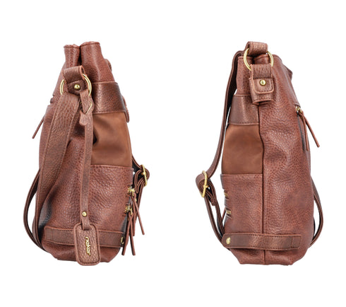 Poseta casual, dama, RIEKER, H1346-22, maro, piele ecologica