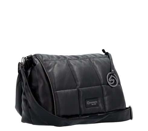 Poseta casual, dama, REMONTE, Q0716-00, negru, piele ecologica