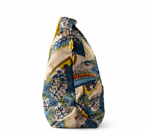 Poseta casual, dama, ADA SHOES, 2525 galben, textil