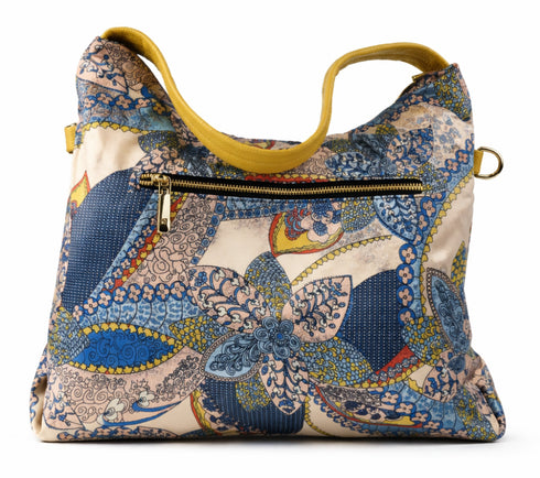 Poseta casual, dama, ADA SHOES, 2525 galben, textil