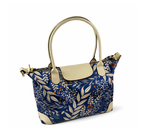 Poseta casual, dama, ADA SHOES, 2533, albastru, textil