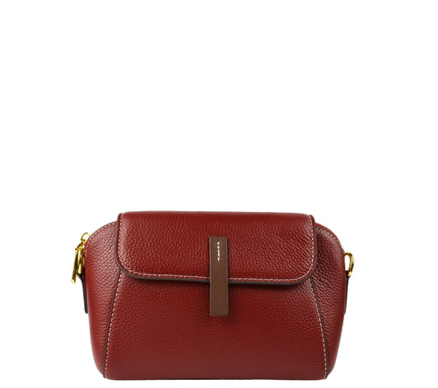 Poseta casual, dama, ADA SHOES, 5588, rosu, piele naturala