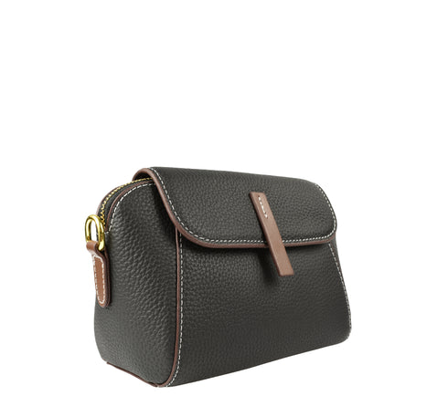 Poseta casual, dama, ADA SHOES, 5588, negru, piele naturala