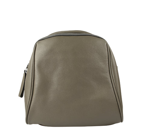 Rucsac casual, dama, ADA SHOES, 77295, gri, piele naturala