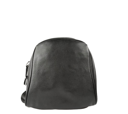 Rucsac casual, dama, ADA SHOES, 77295, negru, piele naturala