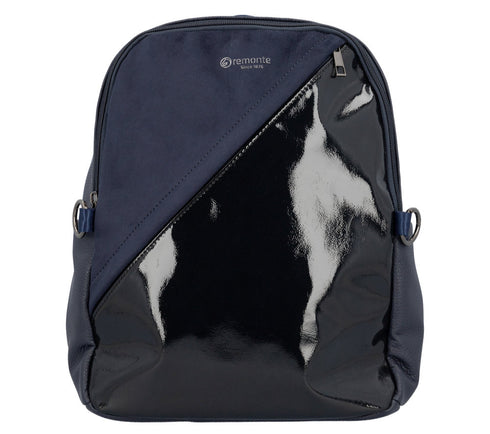 Rucsac casual, dama, REMONTE, Q0533-14, bleumarin, piele ecologica