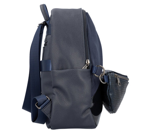 Rucsac casual, dama, REMONTE, Q0533-14, bleumarin, piele ecologica