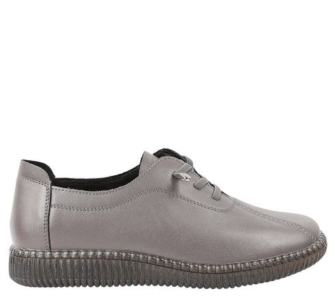 Pantofi casual, dama, FORMAZIONE, S9278-2 gri, piele naturala