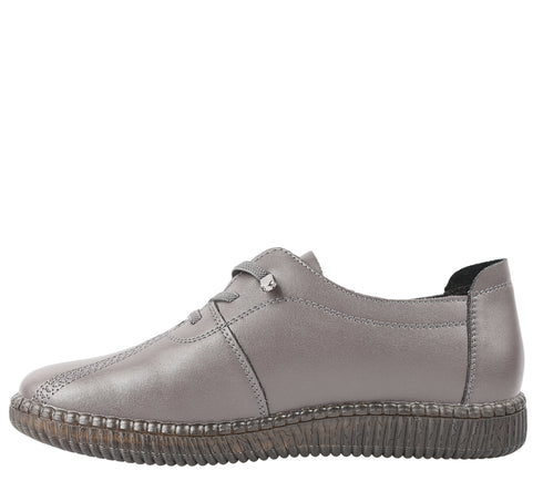 Pantofi casual, dama, FORMAZIONE, S9278-2 gri, piele naturala