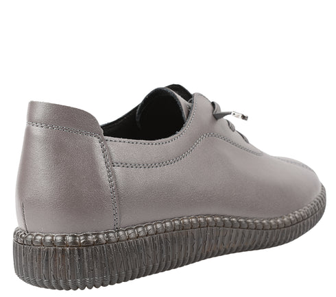Pantofi casual, dama, FORMAZIONE, S9278-2 gri, piele naturala