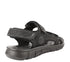 Sandale casual, barbati, MELS 95163, negru, piele naturala