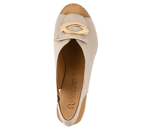 Sandale elegante, dama, ANNA VIOTTI, D12-193 gri, piele naturala, cu toc