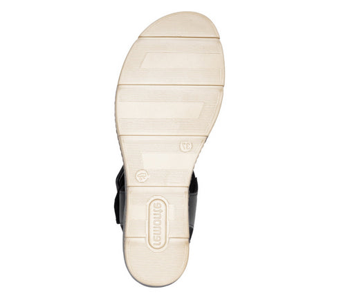 Sandale casual, dama, REMONTE, D2L55-03 NEGRU, piele ecologica