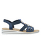 Sandale casual, dama, RIEKER ANTISTRESS, V0649-14 bleumarin, piele ecologica