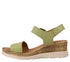 Sandale casual, dama, ANNA VIOTTI, D72-703, verde, piele naturala