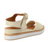Sandale casual, dama, ANNA VIOTTI, D58-2519 crem, piele naturala