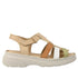 Sandale casual, dama, ANNA VIOTTI, D60-336 bej, piele naturala