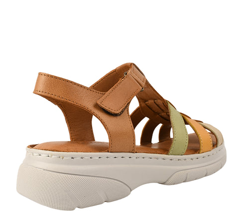 Sandale casual, dama, ANNA VIOTTI, D60-336 maro, piele naturala