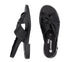 Sandale casual, dama, REMONTE, D3674-00 negru, piele ecologia