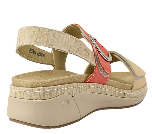 Sandale casual, dama, SUAVE AIR FUNCTION SYSTEM, 18004AT bej, piele naturala