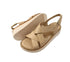 Sandale casual, dama, ANNA VIOTTI, D60-354 bej, piele naturala