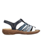 Sandale casual, dama, RIEKER, ANTISTRESS, V2875-90 bleumarin, piele ecologica