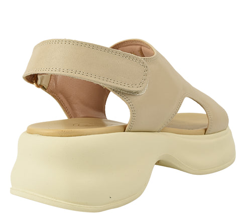 Sandale casual, dama, FORMAZIONE, 82606 bej, piele naturala