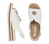 Sandale casual, dama, RIEKER, ANTISTRESS, 62902-80 alb, piele naturala