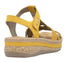 Sandale casual, dama, RIEKER, ANTISTRESS, V0919-68 galben, piele ecologica