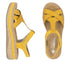 Sandale casual, dama, RIEKER, ANTISTRESS, V0919-68 galben, piele ecologica