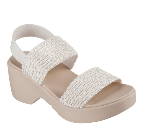 Sandale sport, dama, SKECHERS CALI DAY 119413-OFWT crem, textil