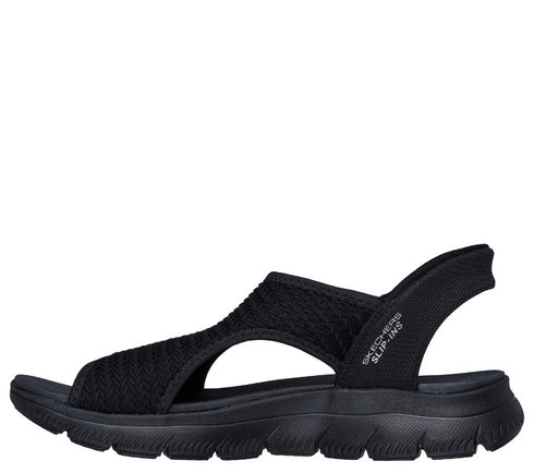 Sandale sport, dama, SKECHERS SLIP-INS SUMMITS SWEETLY EVOLVED 119519-BBK, textil