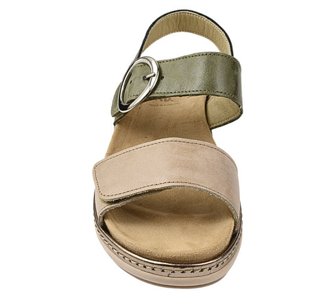 Sandale casual, dama, SUAVE AIR FUNCTION SYSTEM, 18004AT crem, piele naturala